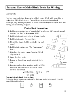 How to Fold Little Books