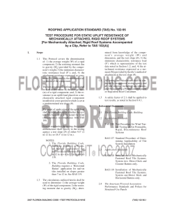 Roofing Application Standard No 102-95