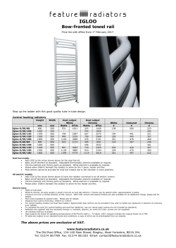 Igloo bow-fronted - Feature Radiators