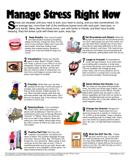 Manage Stress Right Now