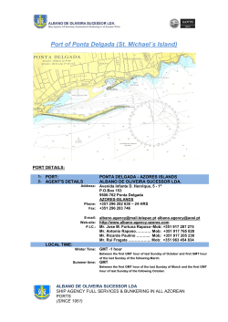 Port of Ponta Delgada (St. Michael&acute;s Island)