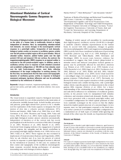 Attentional Modulation of Cortical Neuromagnetic