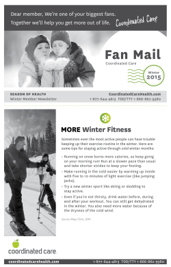 Coordinated Care Winter Newsletter English