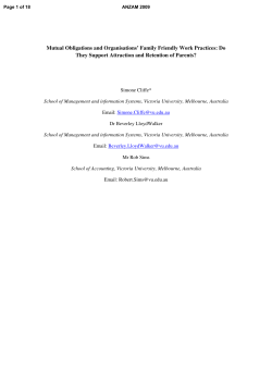 mutual obligations and organisations` ffwps: do they