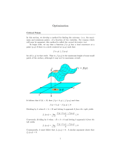 Optimization