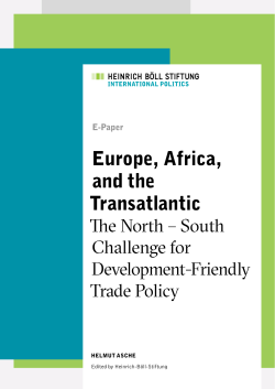 The North–South challenge for development