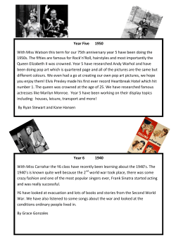 1950s. The fifties are famous for Rock`n`Roll, hairstyles