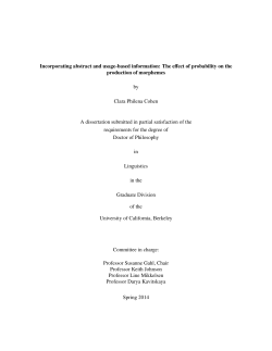 Incorporating abstract and usage-based information