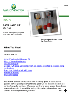 Lava Lamp Lip Gloss