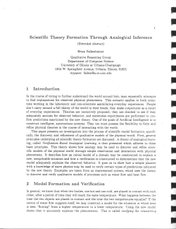 Scientific Theory Formation Through Analogical