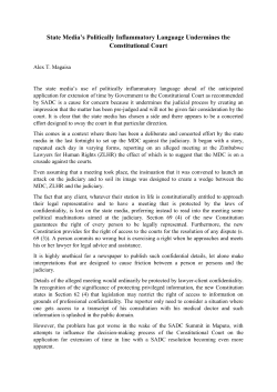 State Media`s Politically Inflammatory Language