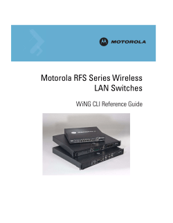 Motorola RFS Series Wireless LAN Switches