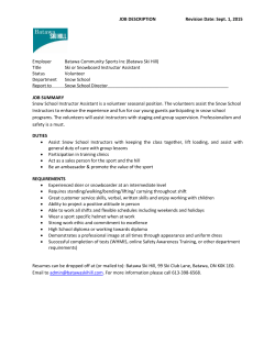 JOB DESCRIPTION Revision Date