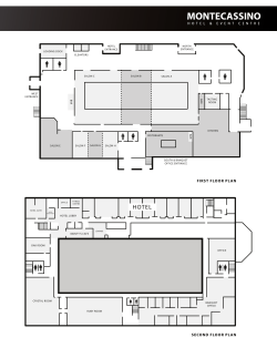 SECOND FLOOR PLAN FIRST FLOOR PLAN