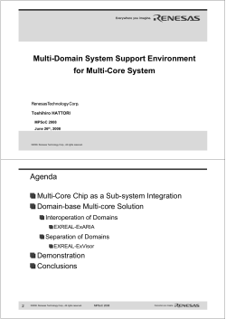 Multi-Domain System Support Environment for Multi
