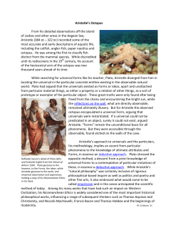Aristotle`s Octopus - University of Idaho Library