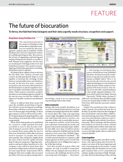 4.9 Feature Biocuration.indd MH.indd