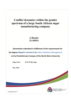 Conflict dynamics within the gender spectrum of a large South