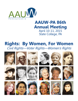 Rights: By Women, For Women