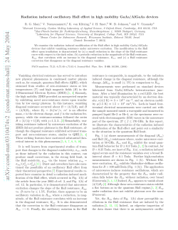 Radiation induced oscillatory Hall effect in high mobility GaAs