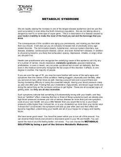 METABOLIC SYNDROME