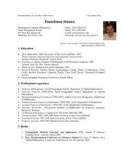 Curriculum Vitae