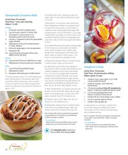 Homemade Cinnamon Rolls