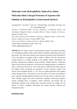 Molecular-thick Charged Pancakes of Aqueous Salt Solution on