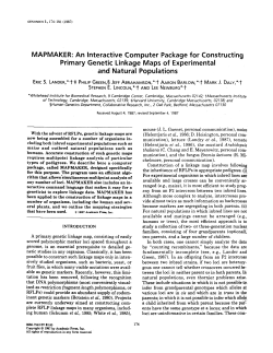 MAPMAKER: An Interactive Computer Package for