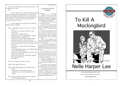 To Kill A Mockingbird Nelle Harper Lee