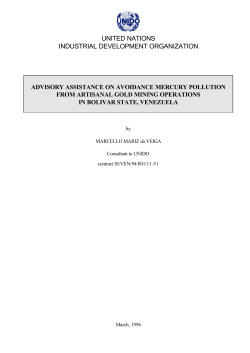 Advisory Assistance on Avoidance Mercury Pollution from