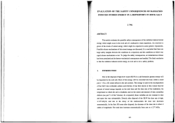 Evaluation of the Safety Consequences of Stored Energy in a