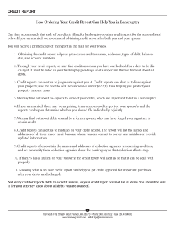 Credit Report - Terence G. Carroll, Attorney at Law