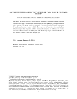 This version: January 2, 2016