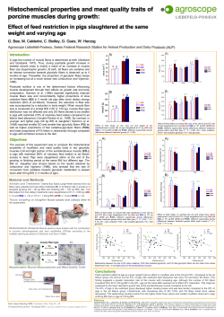 Histochemical properties and meat quality traits of