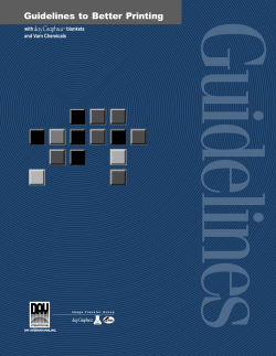 Guidelines to Better Printing