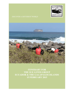 the Ecuador and Galapagos Group Tour