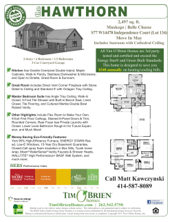 hawthorn - Tim O`Brien Homes