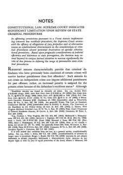 Supreme Court Indicates Significant Limitation Upon Review of