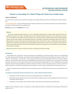 Church vs Counseling - E