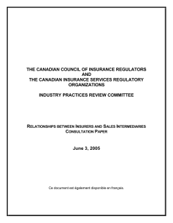 CCIR-CISRO - IPRC Consultation Paper