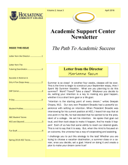 April 2016 - Housatonic Community College