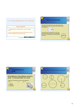 77: Circumference of a Circle