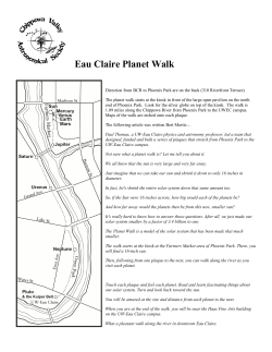 Eau Claire Planet Walk