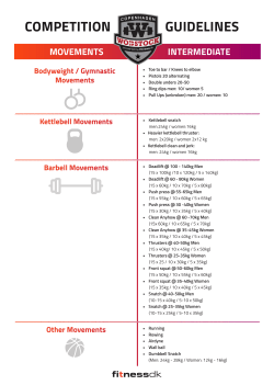 competition guidelines