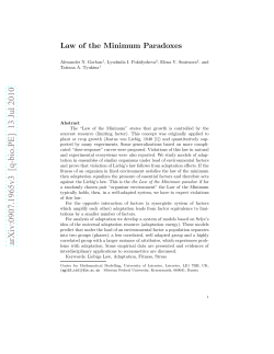 Law of the Minimum Paradoxes