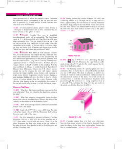 Chapter 11 CFD Homework Problems