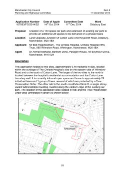 Planning Application &ndash; Land Opposite Junction Of Cotton Lane and