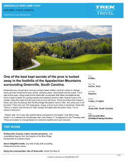 Greenville Ride Camp 4 Day