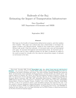 Railroads of the Raj: Estimating the Impact of